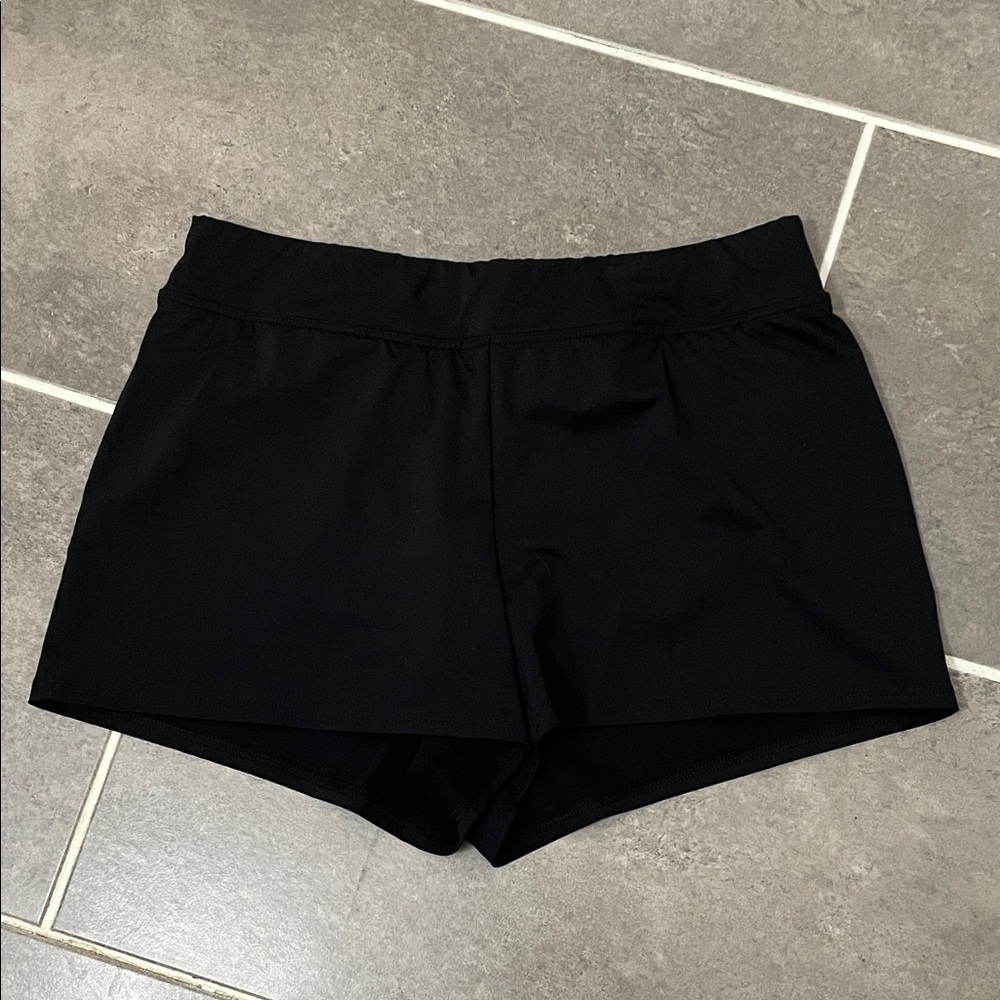 Lands’ End Tummy Control Swim Shorts size 8
